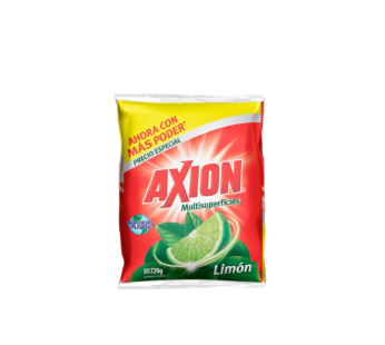 Lavatrastes en polvo Axion multisuperficies aroma limón 720gr