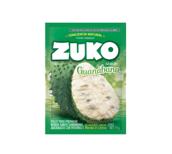 Polvo para preparar bebida Zuko sabor guanabana 15 g