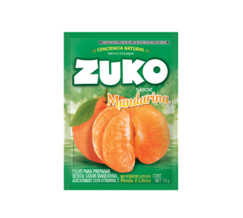 Polvo para preparar bebida Zuko sabor mandarina 15 g
