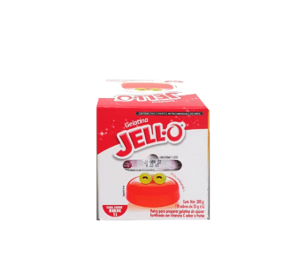 Polvo para preparar gelatina Jello sabor cereza 25gr