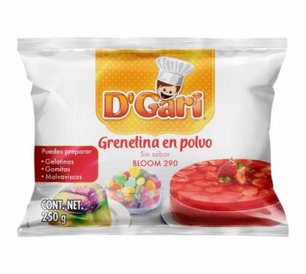 Grenetina D’Gari en polvo sin sabor bloom 250 g