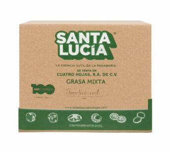Manteca vegetal Santa Lucia 24  kg